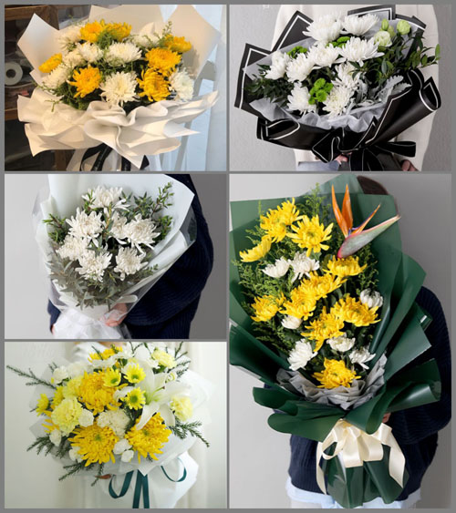 河南南阳卧龙区王村乡罗冢村白事花束代送